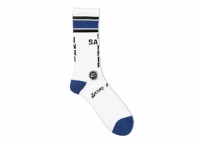 Saint Michael Saint Sinner Socks in Blue xld