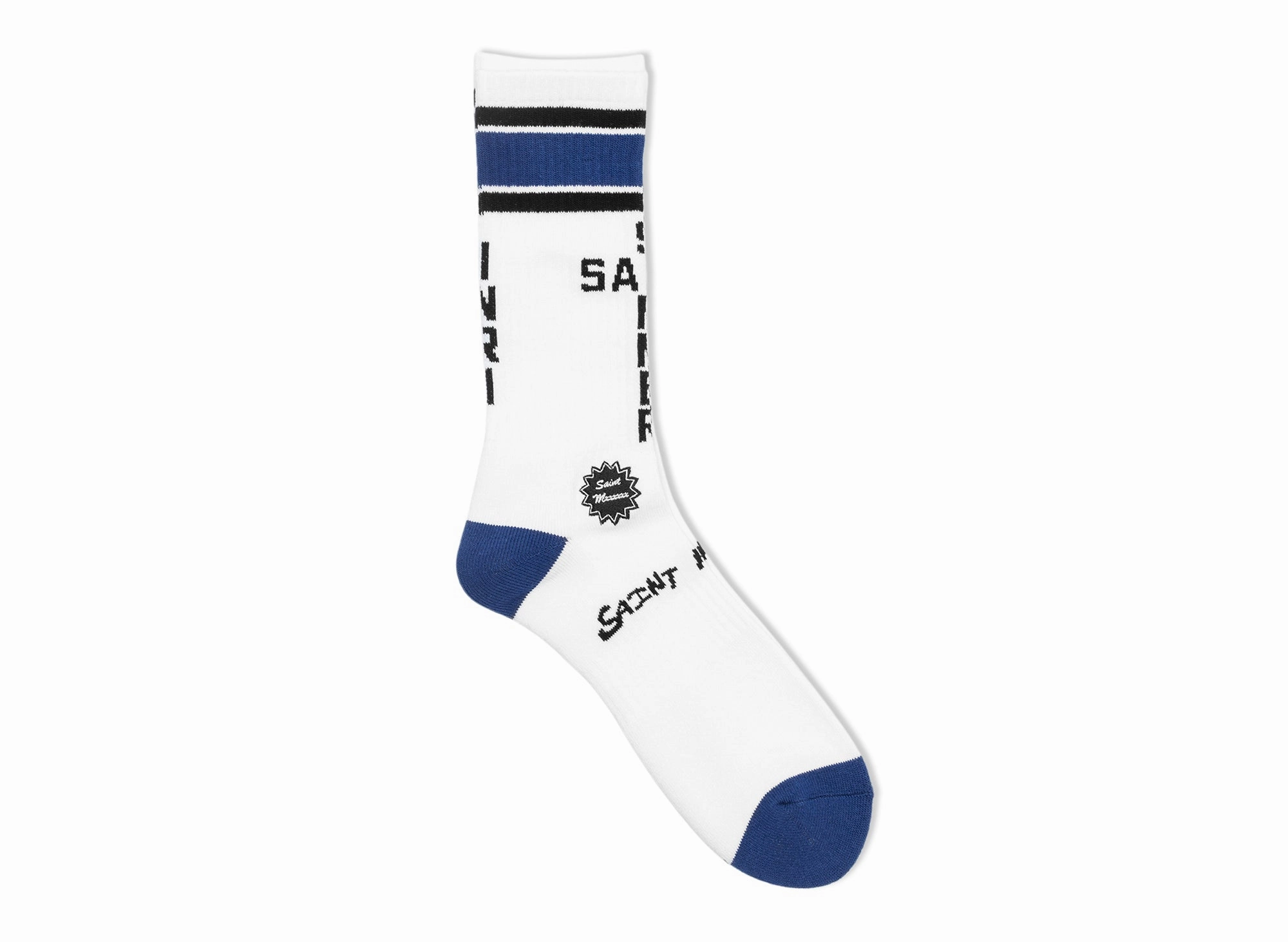 Saint Michael Saint Sinner Socks in Blue xld