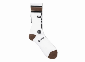 Saint Michael Saint Sinner Socks in Brown xld