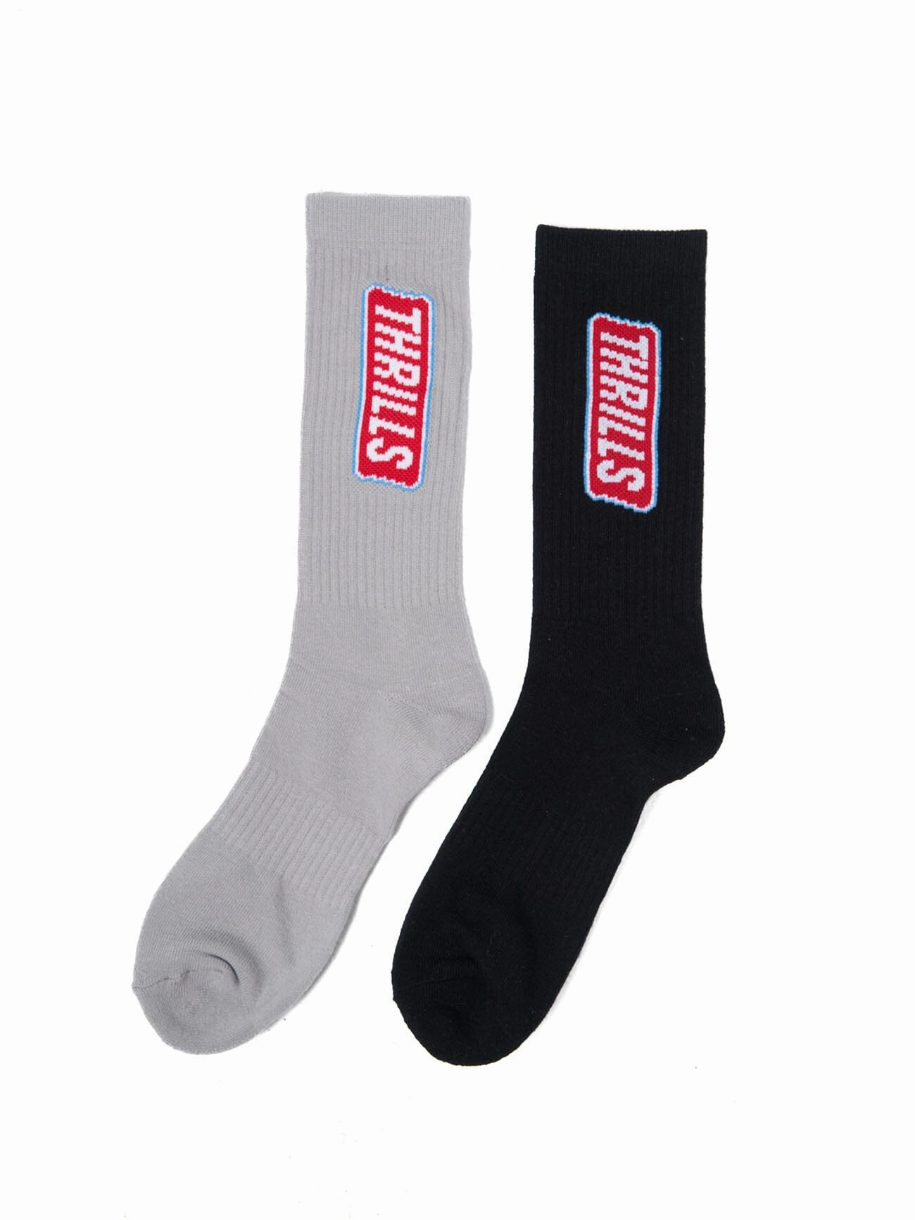 Slappy 2 Pack Sock - Black-Grey Marle