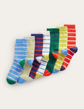 Sock Box 7 Pack-Breton Stripe