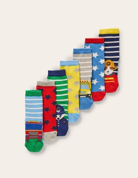 Sock Box 7 Pack-Multi Officers