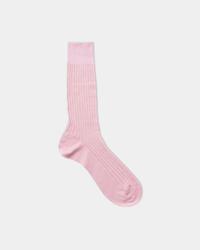 SOLID COTTON SOCKS - PINK