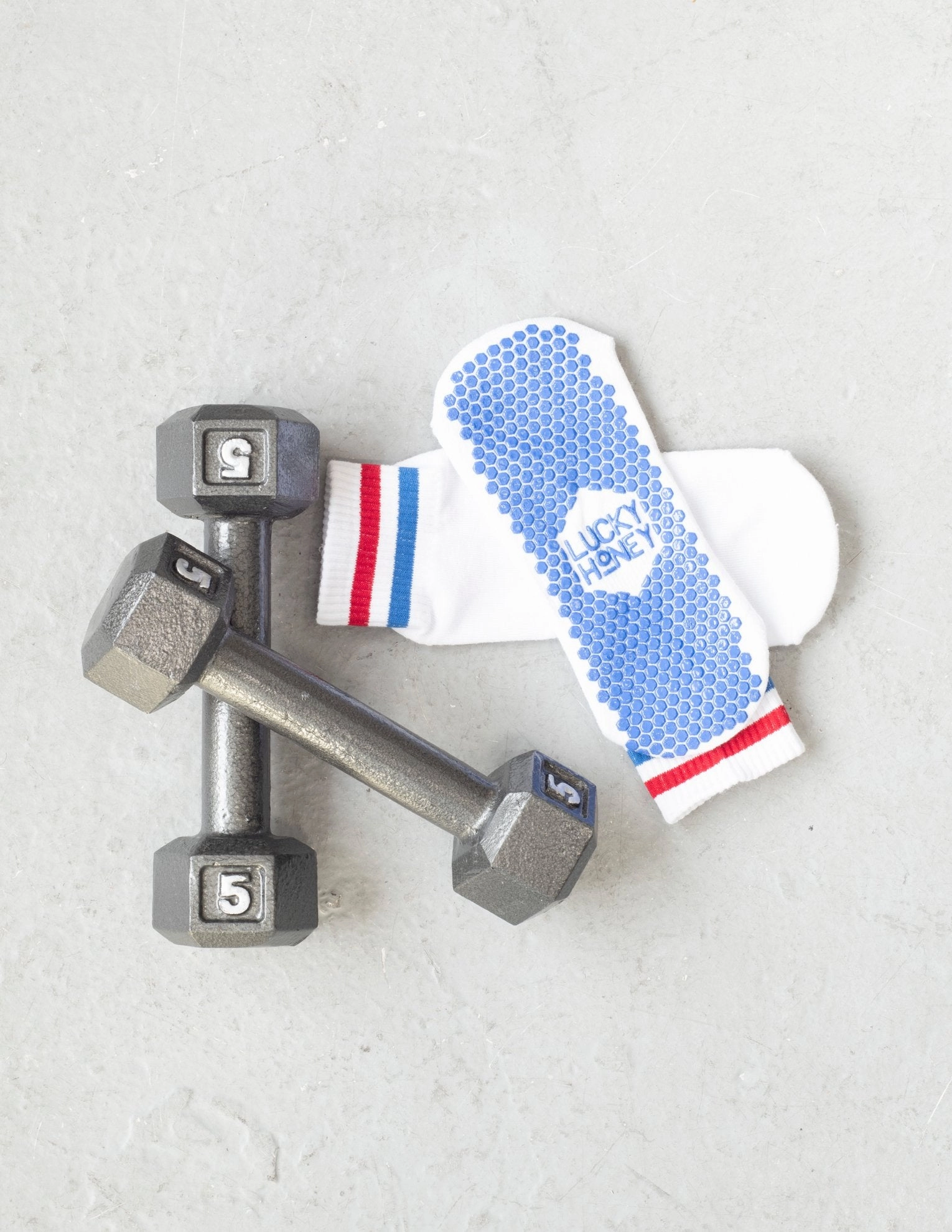 The Boyfriend Sock Red and Blue