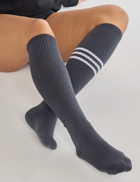 The Mismatched Knee High Grip Sock