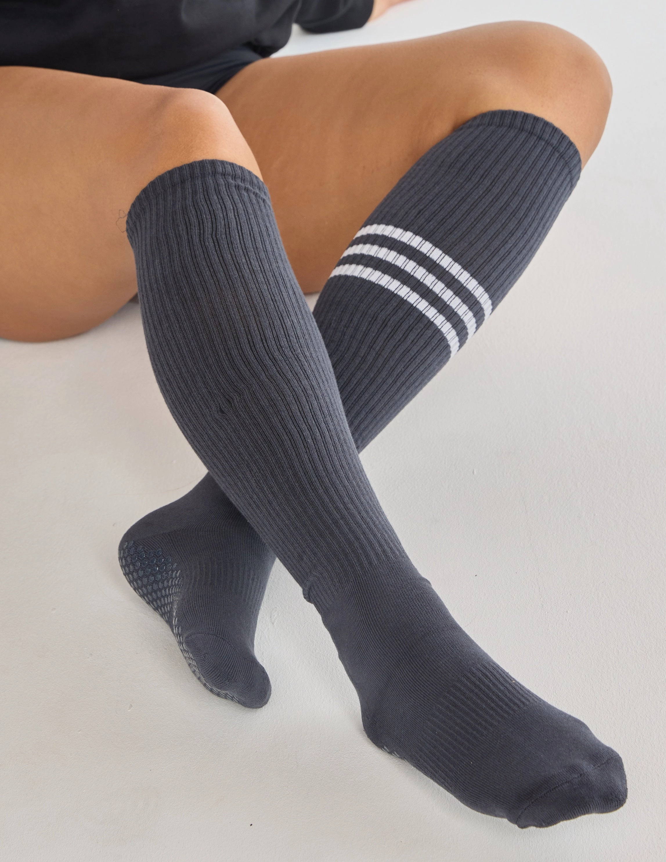 The Mismatched Knee High Grip Sock