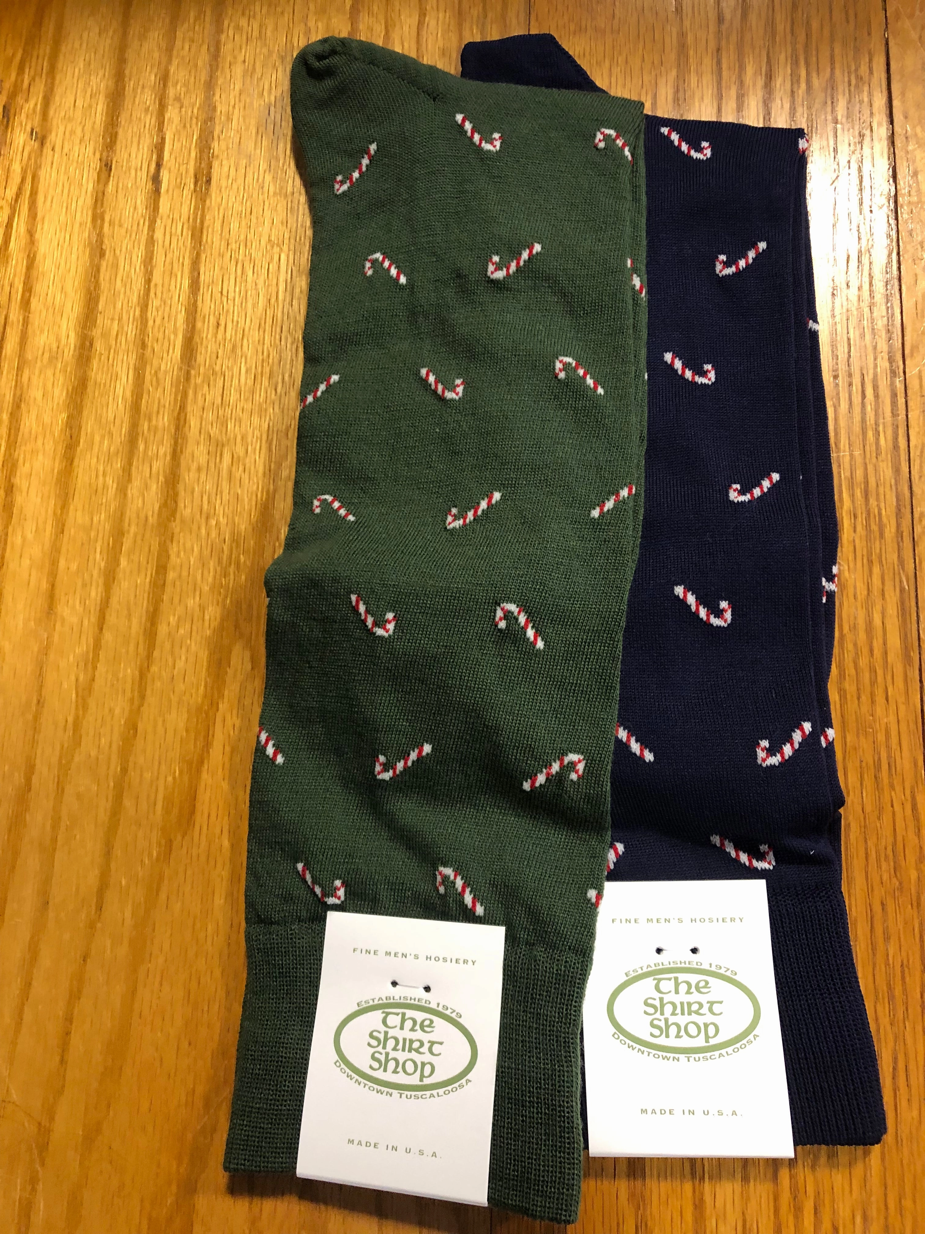 The Shirt Shop Socks - Candy Canes (2 Colors)