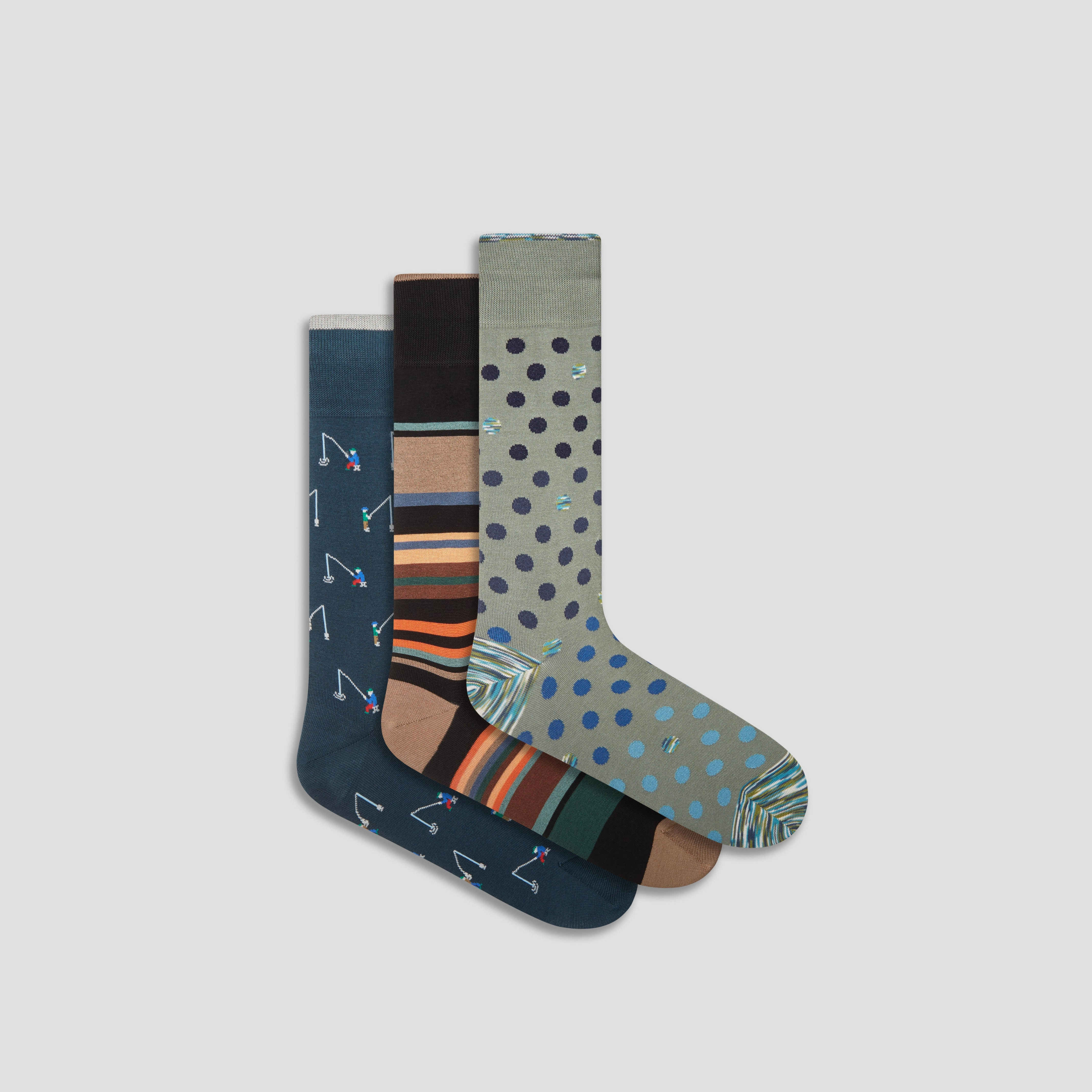 Three-Pair Assorted Sock Box