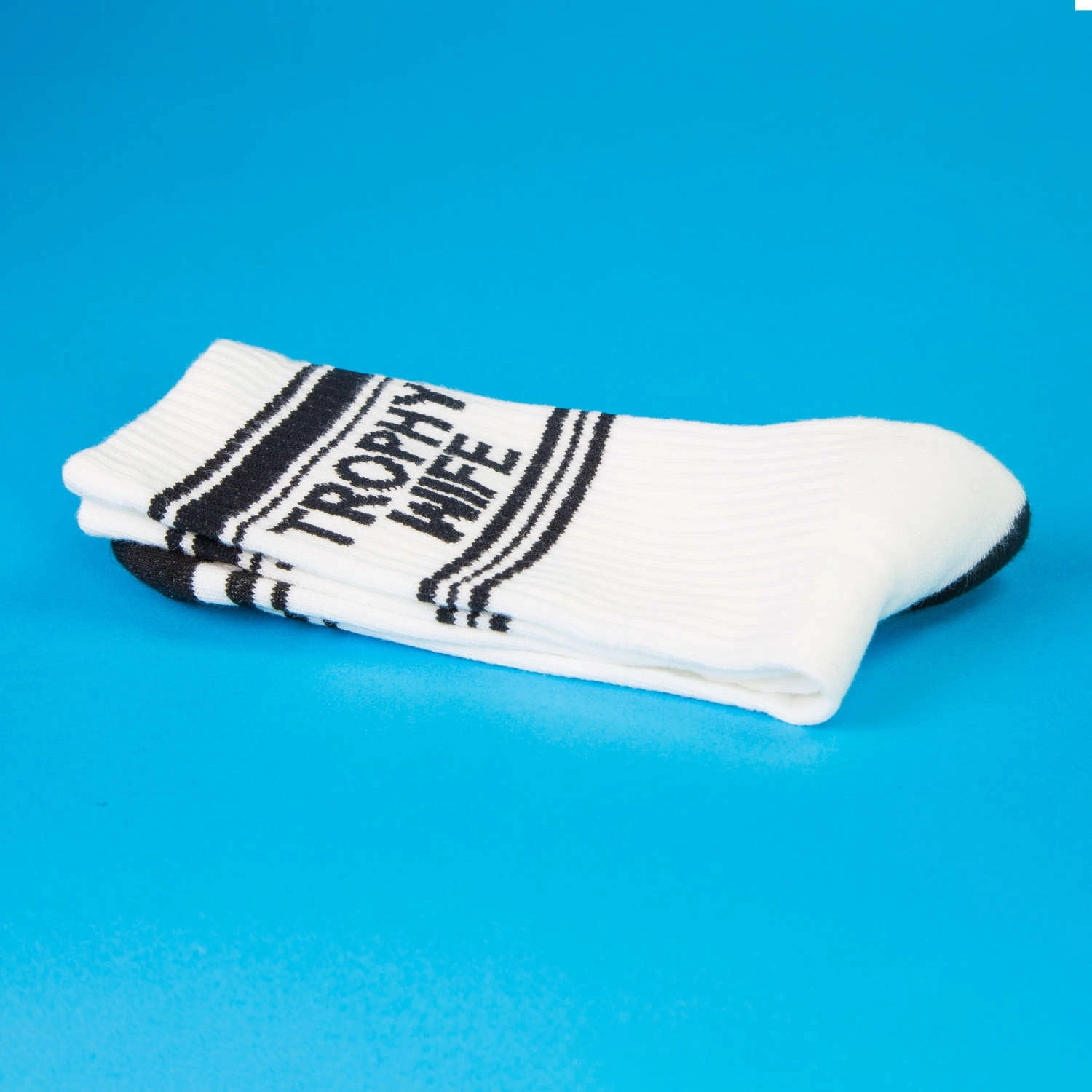 Trophy Wife - Gym Crew Socks