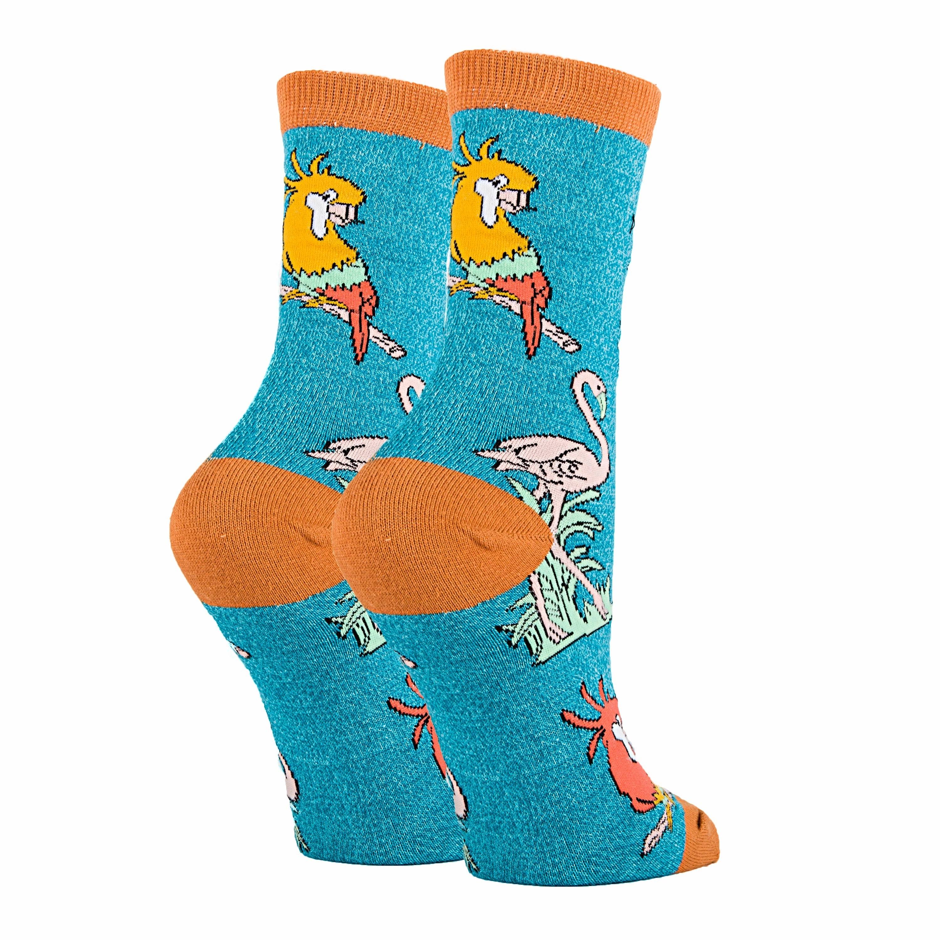 Tropical Birdy Socks