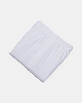 WHITE OXFORD BOXERS