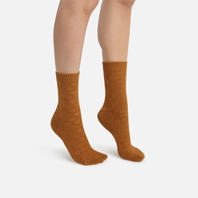 Women's bamboo socks hazelnut