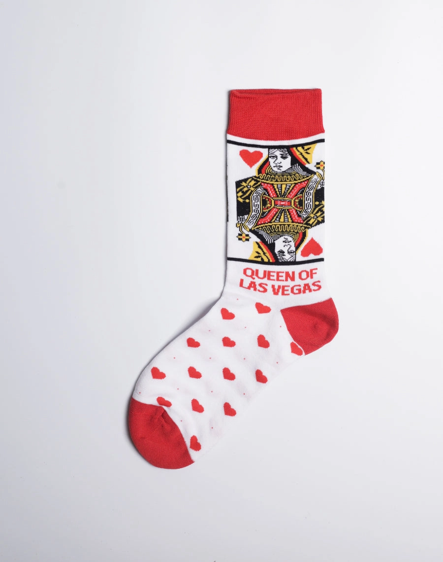 Women's Queen of Las Vegas Crew Socks
